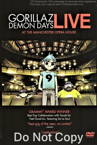 gorillaz tour poster Demon Days - 第 1/3 張圖片