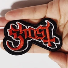 GHOST Band PATCH Iron-On Embroidered metal black sabbath slipknot alice cooper
