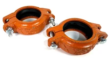 *LOT OF 2* Anvil Rigid Coupling SPF C4 73.0 mm OD x 2-1/2"