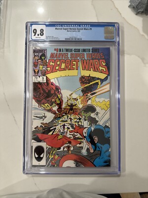 Marvel Super Heroes Secret Wars #9 CGC 9.8 Uncirculated Copy Direct Edition 1984