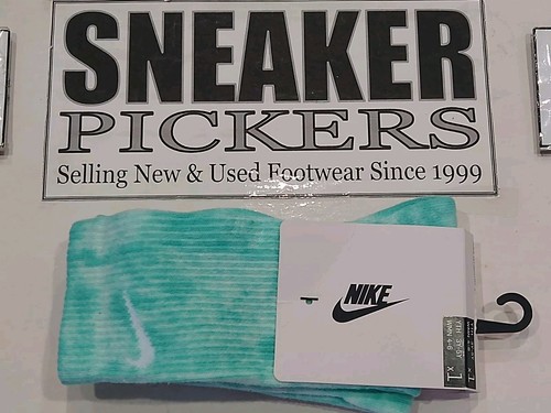 Nike Everyday Plus Cushioned Crew Socks - DA2613 392 - Teal - 3Y-5Y / Womens 4-6 - 第 2/7 張圖片