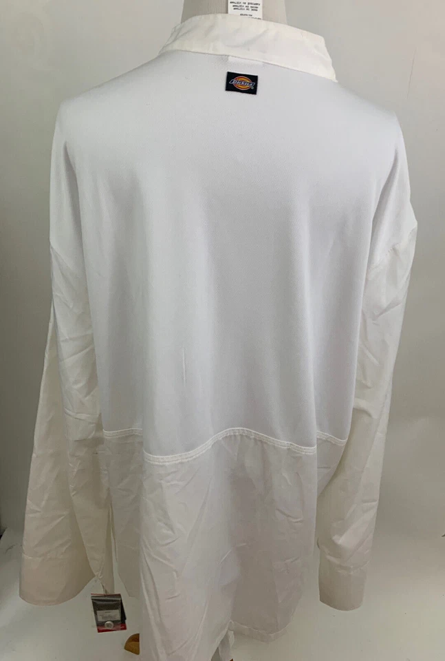 DICKIES White COOL BREEZE CHEF COAT UNISEX WHITE L NEW NWOT - Image 2 of 4