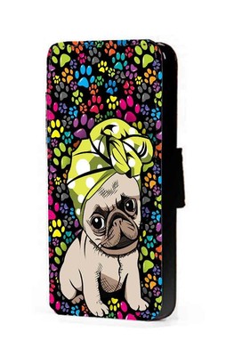 pug wallet phone case