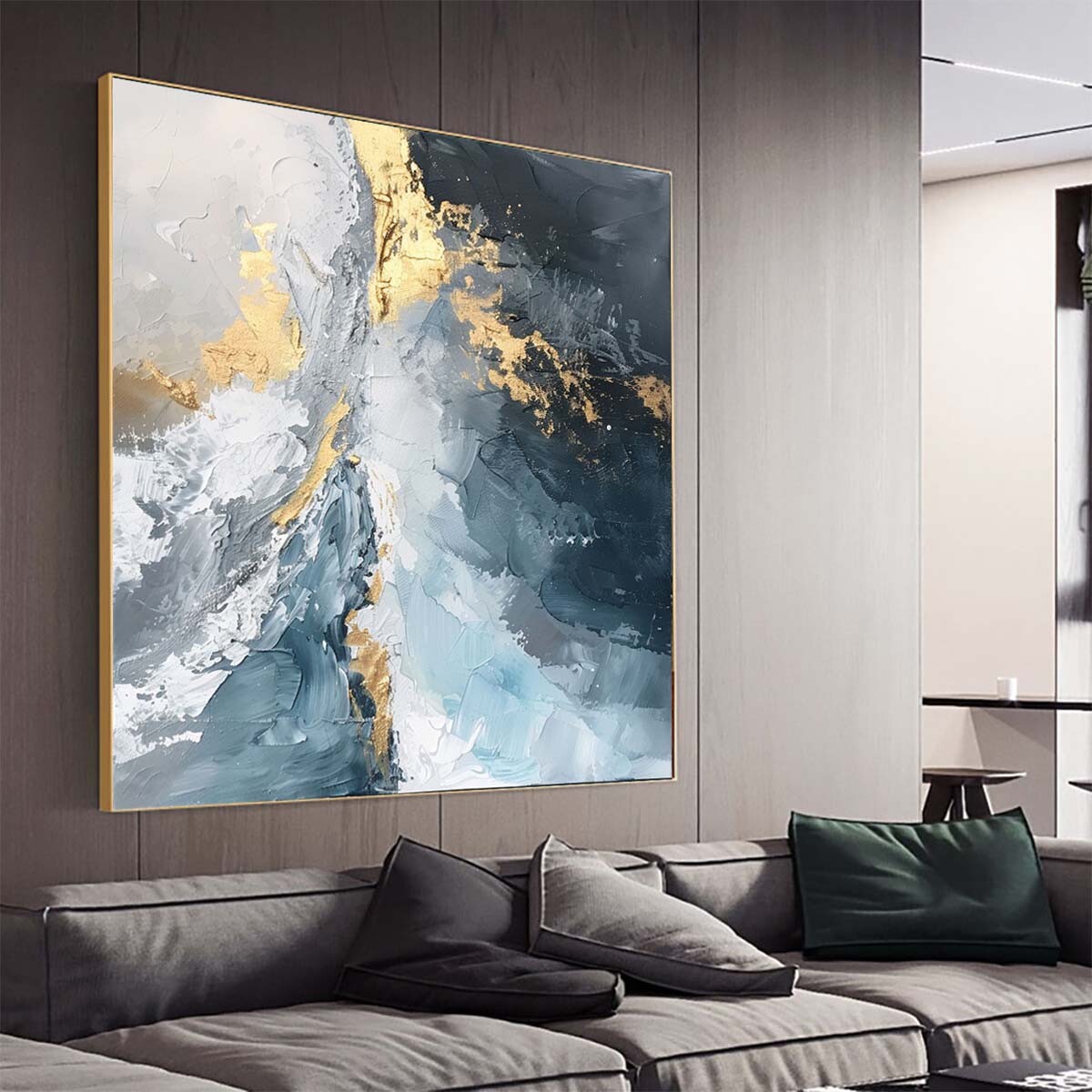 【P30号】good blue(call) 油絵 oil painting 50923-1.jpg