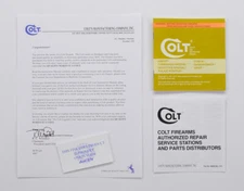 Colt D Frame Manual, Repair Stations List And Colt Letter. 1991 Free Shipping!