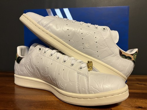 Adidas x Bathing Ape Originals Stan Smith 30th Anniversary Sz 11.5 - Picture 4 of 10