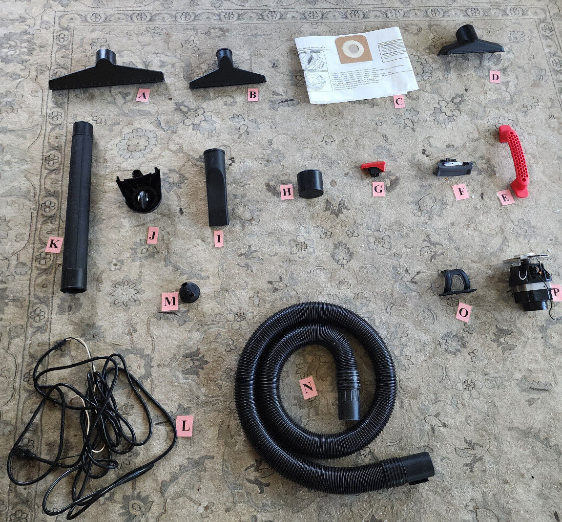 Replacement parts for CRAFTSMAN 12 gallon Wet/Dry Vacuum 6