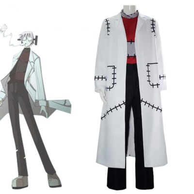 Anime Soul Eater Cosplay Franken Stone Doctor Cosplay Franken Halloween Outfit 