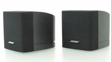 2 Bose Single Cube Speakers Acoustimass Lifestyle Satellite Surround Arrays