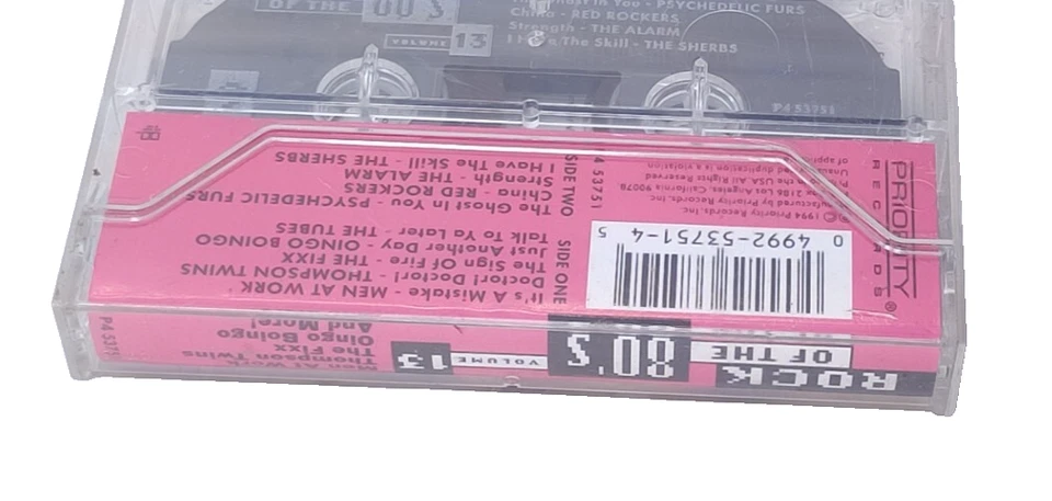 ROCK OF THE 80'S VOLUME 6 NEW WAVE POST PUNK OINGO BOINGO MEN AT WORK THE FIXX Foto 3 de 4