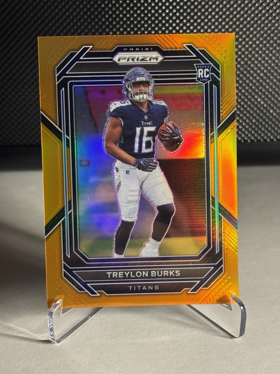 2022 Panini Prizm Rookies Orange Prizm #313 Treylon Burks /249