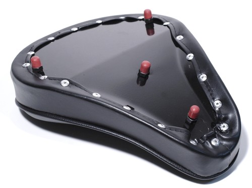 Flammen Solo Sitz Solositz flach klein small für Harley Chopper Bobber Universal - Bild 3 von 4