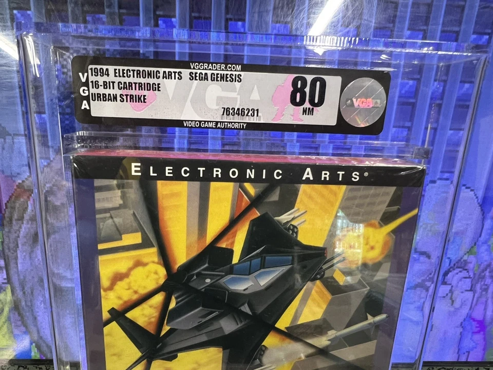 1994 Sega Genesis Urban Strike Graded VGA 80 NM Sealed Jungle Strike Sequel NEW - Image 2 of 4