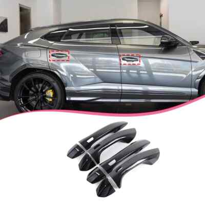 For Lamborghini URUS 2018-2023 Real Carbon Fiber Car Exterior Handle Cover 
