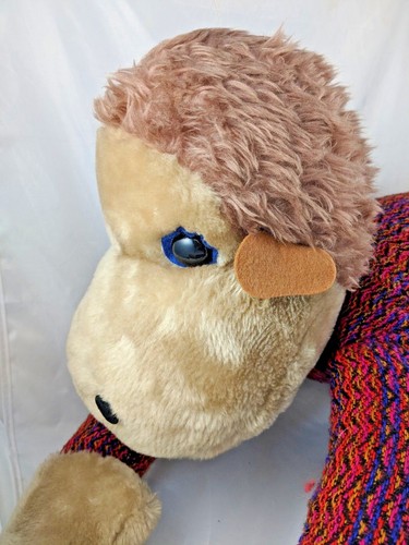 Vintage Gund Monkey Plush Knit Body Kokusai Boeki Japan 33 Inch Long 1970s - Imagen 6 de 12