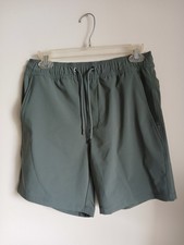 Member's Mark Men's Tech Pull On Short Size Small Green Drawstring