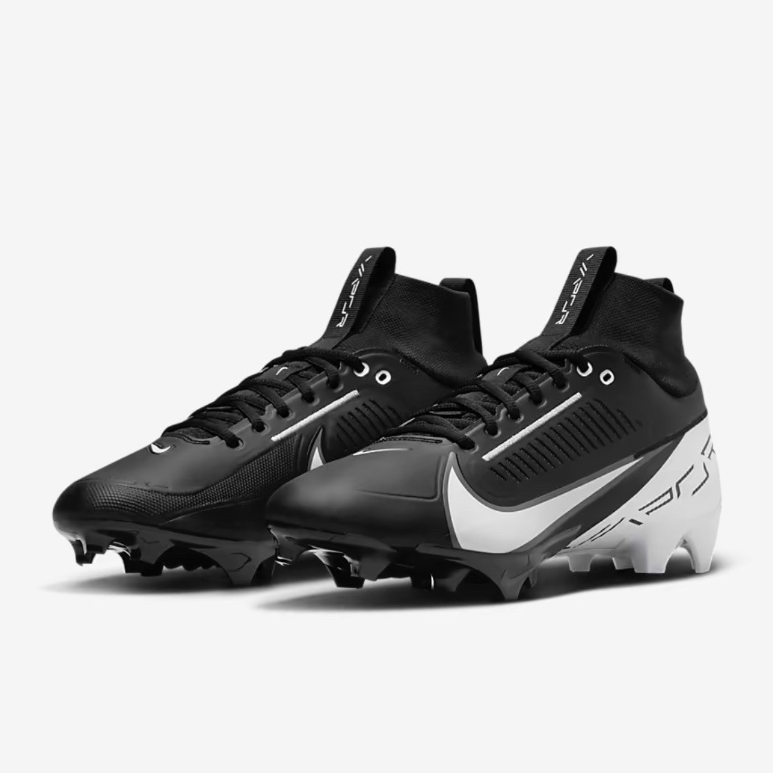 Nike vapor edge pro 360 2 black white Football Cleats size 9  display picture 2