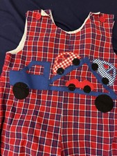 Funtasia Too Baby Boy Overalls With A Truck Appliqu Made In USA 3m