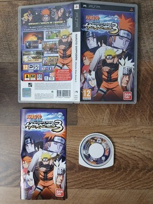 Naruto Shippuden: Ultimate Ninja Heroes 3 (Sony PSP, 2010) CIB Tested