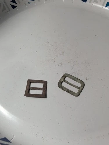 Dug Civil War era brass buckles
