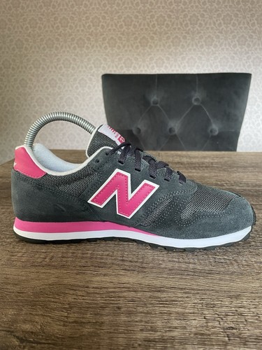 Zapatillas deportivas New Balance 373 gris rosa talla UK 5 - Imagen 7 de 10