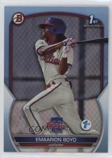 2023 Bowman 1st Edition Sky Blue Foil Emaarion Boyd #BPPF-128 1b8