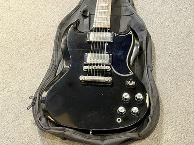 [EDWARDS] by ESP E-SG-85 Lacquer Taste Series Black 2010 SG Type Electric Guitar