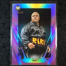 2026 Topps Chrome WWE RIKISHI Base Pink /250 #92