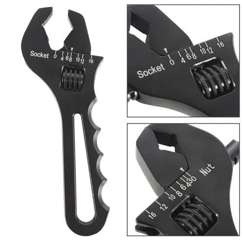Adjustable Wrench Spanner Tool for Hose End Fitting 3AN 4AN 6AN 8AN 10AN-16AN