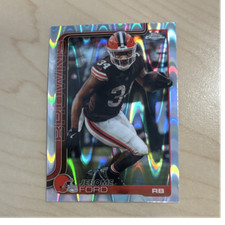 2023 Topps Chrome Jerome Ford Rookie #71 Cleveland Browns NFL Football Card. rookie card picture