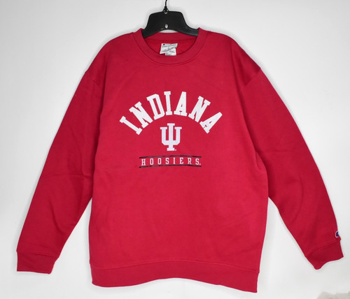 Champion Indiana University Hoosiers Crewneck Fleece Sweatshirt NCAA - NWT