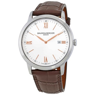 Baume et Mercier Classima Silver Dial 42mm Men's Watch 10415
