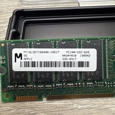 Micron APPLE SG MT16LSDT1664AG-10EC7  PC100-222-620 SDRAM RAM