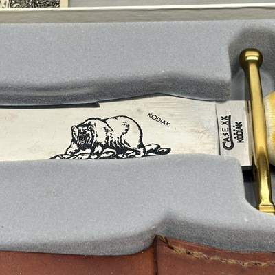 VINTAGEナイフ CASE XX 356 KODIAK HUNTER4133 Vintage 90's Case XX Kodiak Fixed Blade Stag HUNTER Knife W