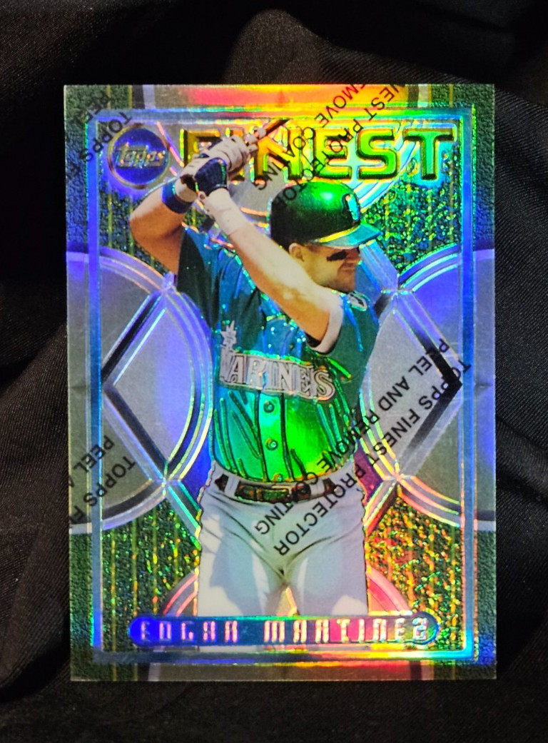 1995 Topps Finest Seattle Mariners Edgar Martinez #36 Refractor 