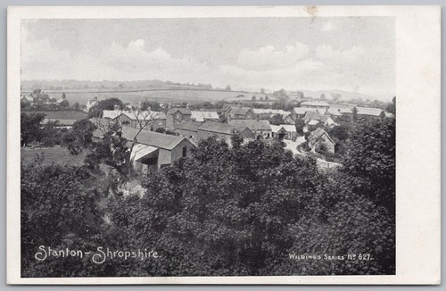STANTON Village, Shropshire Postkarte von Wilding #627 unbenutzt