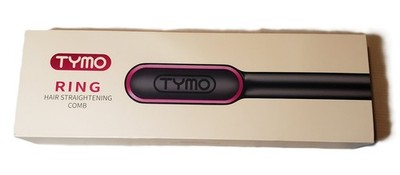 TYMO Ring Hair Straightening Comb Black/Pink