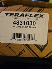 Teraflex Uinta Hi-lift Jack Mount Bracket Kit For 20-newer Jeep Gladiator Jt