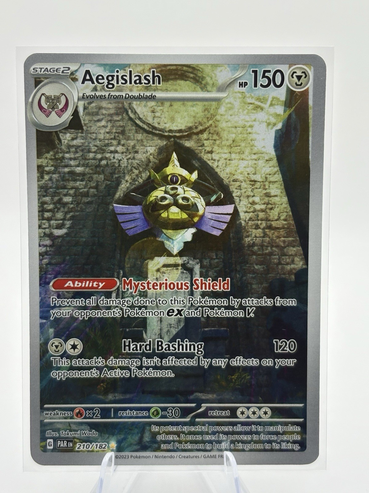 Aegislash 210/182 SV04: Paradox Rift Illustration Rare NM