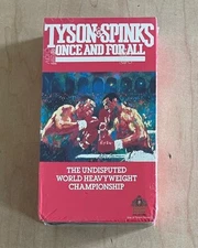 TYSON VS SPINKS ONCE AND FOR ALL (1988) Sealed Betamax HBO Sports Boxing Legends