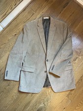 Chaps Ralph Lauren Men's Tan Brown Corduroy Blazer Size 44L