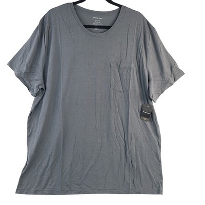 NEW Tommy John Men's Quiet Shade 2XL Second Skin Sleep Tee With Pocket