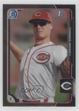 2015 Bowman Draft Chrome Asia Exclusive Black Refractor Tanner Rainey #155 0o6v
