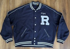 Polo Ralph Lauren Letterman Varsity Jacket “R” NWT Navy Blue Men’s Sz XL