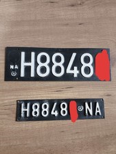 Targa Auto Italia D'epoca Vintage Originale x Collezione NA Napoli Da Esposizion