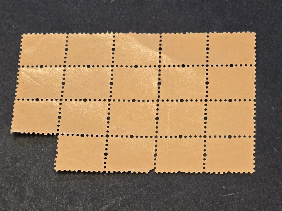 Bloque de 19 estampillas de descuento verdes de 20 Pf de Sparverein de descuento alemán de la década de 1920 Foto 3 de 3