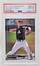 2017 Bowman Chrome MICHAEL KOPECH RC Rookie Baseball Card PSA 10 GEM MINT. rookie card picture