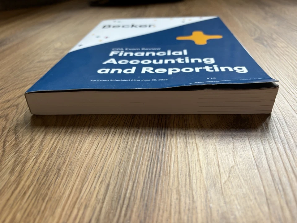 Like New 2025 Becker CPA Exam Review Financial Accounting (FAR) Textbook V 1.3 Foto 4 de 4