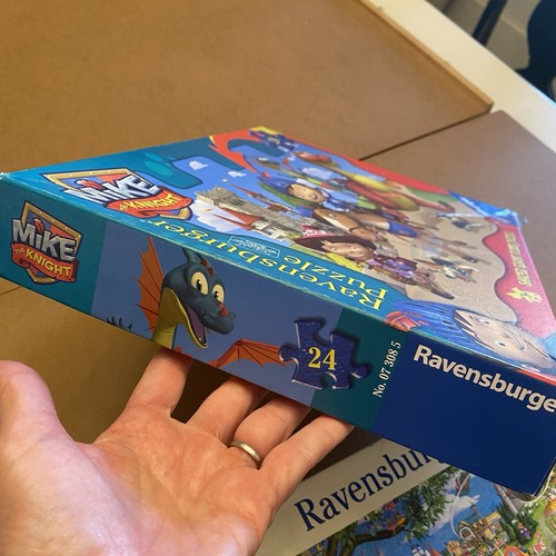2 Ravensburger Super Size Floor Puzzles 24 Piece Mike Knight Princess Age 3+ - Picture 2 of 6