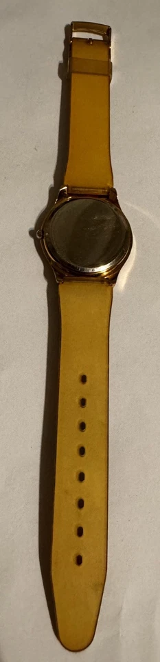 Reloj Michal Negrin Cuarzo Hermosas Flores Banda Plástico Israel Foto 3 de 4